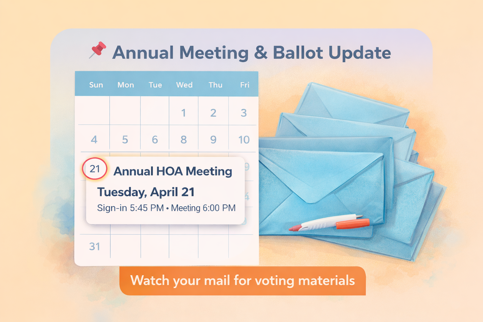 News Annual Meeting and ballot update graphic